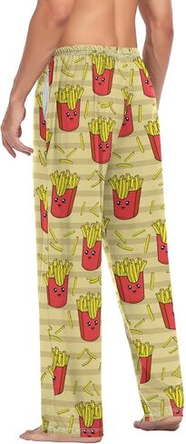 Men's Pajama Pants Pjs Bottoms with Pockets Sleep Lounge Pants for Men in Saudi Arabia