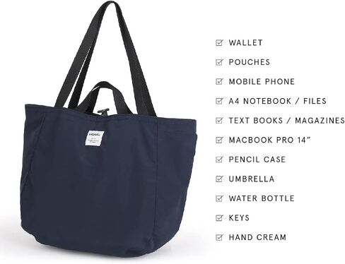 Hellolulu JAKE Double Sided 2 Way Nylon Tote Handbag in Saudi Arabia