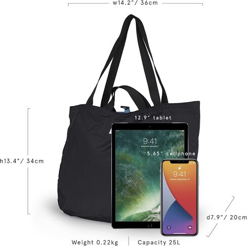 Hellolulu JAKE Double Sided 2 Way Nylon Tote Handbag in Saudi Arabia