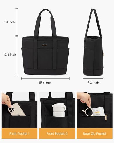 LOVEVOOK Tote Bag for Women，Lightweight Work Bag for Teacher, 15.6 Inch Laptop Bag，Large Shoulder Bag in Saudi Arabia