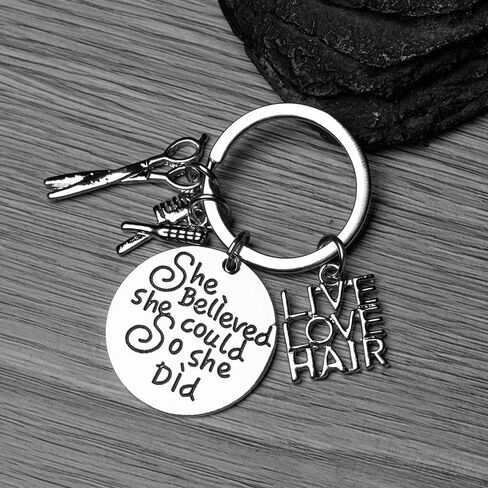 Infinity Collection - Hairdresser Keychain, Hair Stylist Charm Jewelry, Cosmetology Graduation Gift in Saudi Arabia