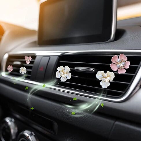 4 Pcs Car Vent Clips Car Diffuser Vent Clip Car Decoration Car Interior Decor Air Chips Car Accessories for Women girl in Saudi Arabia