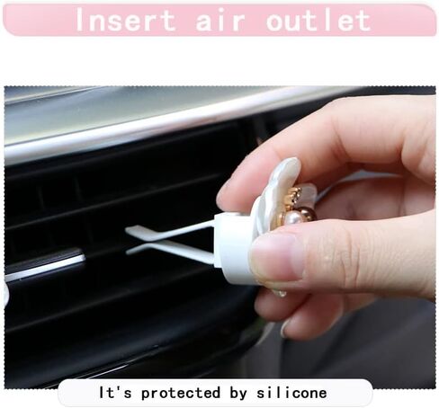4 Pcs Car Vent Clips Car Diffuser Vent Clip Car Decoration Car Interior Decor Air Chips Car Accessories for Women girl in Saudi Arabia