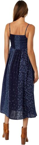 Lucky Brand Indigo Tie Front Maxi Dress in Saudi Arabia