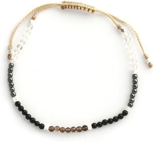 Aura Bracelet Collection for Women - 2mm SMALL (TINY) BEADS, Healing Crystals, Gemstones, and 925 Solid Silver Beads - Essential Women's Real Stone Bracelets in Saudi Arabia