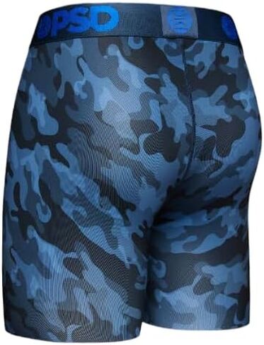 شورت بوكسر PSD للرجال Blu Stl PSD Camo Pro Shrt 9I Pro مقاس 9 بوصات، أزرق، مقاس L in Saudi Arabia