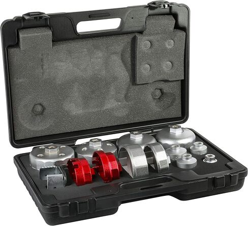 مجموعة مفاتيح فلتر الزيت ARES 56016-13 قطعة - محرك 3/8 بوصة - قم بإزالة مرشحات الزيت بسهولة على معظم المركبات - تتضمن حقيبة تخزين مريحة in Kuwait