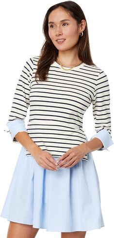 فستان نسائي قصير من نسيج مخطط من English Factory وفستان أكسفورد قصير in Kuwait