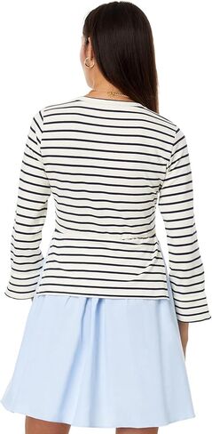 فستان نسائي قصير من نسيج مخطط من English Factory وفستان أكسفورد قصير in Kuwait