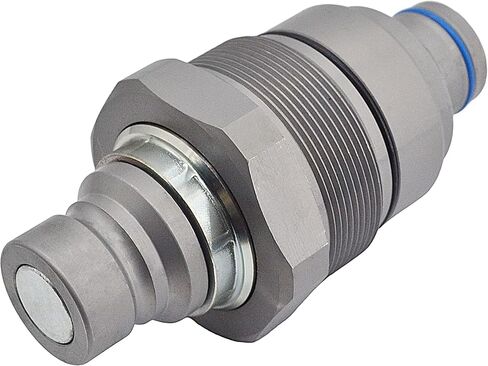 7246799 AT406474 قارنة توصيل سريعة هيدروليكية للوجه المسطح متوافقة مع John Deere 318E 319E 320E 323E Bobcat 753 763 773 863 864 883 A220 A300 A770 S130 S150 S160 T140 T180 T190 in Kuwait