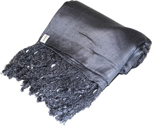 Kuldip Satin Plain Pashmina Shawl Wrap Scarf. in Saudi Arabia