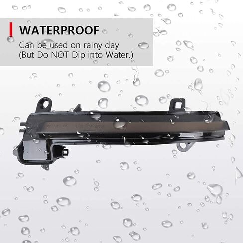Gempro LED مرآة جانبية ماركر أضواء متتابعة العنبر مرآة بدوره إشارة مصباح لسيارات BMW 1 2 3 4 سلسلة F20 F21 F22 F30 F31 F35 F80 F32 F33 F36 F82، أسود مدخن in Kuwait