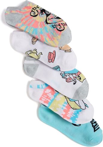 Disney Women's Alice in Wonderland 5 Pack No Show Socks in Saudi Arabia