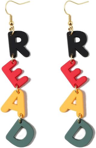 Back to School Teacher Earrings Cute, Back to School Teacher Outfit for Women, Teacher Appreciation Gift Back To School Jewelry in Saudi Arabia