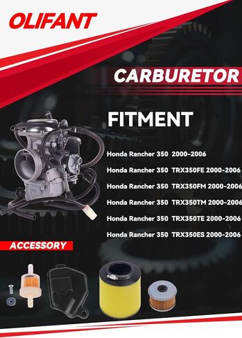 المكربن ​​لهوندا رانشر 350 TRX350 2000-2006 TRX350FE TRX350FM TRX350TM TRX350TE TRX350ES in Kuwait