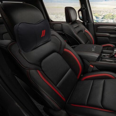 2 Pcs Car Neck Pillow Comfortable And Soft Car Seat Headrest Car Headrest Pillow for Dodge Accessories Neck Support Cushion Breathable and Removable Reduces Neck Pressure And Improves Driving Comfort in Kuwait