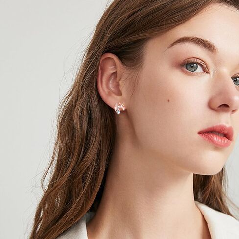 أقراط التنين 925 من الفضة الإسترلينية حجر القمر أقراط التنين هدايا التنين للنساء والفتيات in Kuwait