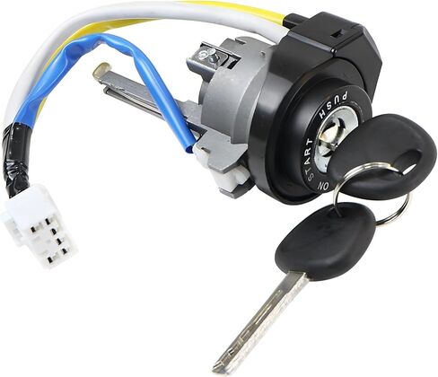 Ignition Switch Lock Cylinder with 2 Keys Compatible with Kia Soul 1.6L 2.0L 2014-2019 Replaces 81450-34190 8145034190 in Saudi Arabia