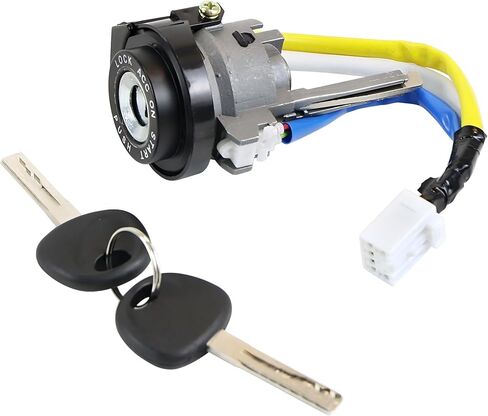 Ignition Switch Lock Cylinder with 2 Keys Compatible with Kia Soul 1.6L 2.0L 2014-2019 Replaces 81450-34190 8145034190 in Saudi Arabia