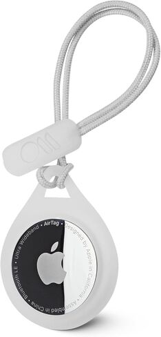 Case-Mate AirTag Holder - 1 Pack AirTag Keychain with Rugged Strap - Black in Kuwait