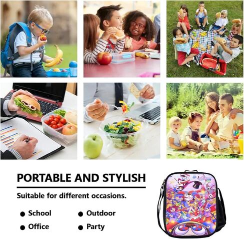 Cute Circus Backpack 3Pcs Backpack set 17 inch casual fashion laptop backpack (Cute Circus 3) in Saudi Arabia