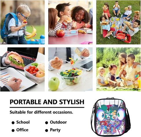 Cute Circus Backpack 3Pcs Backpack set 17 inch casual fashion laptop backpack (Cute Circus 3) in Saudi Arabia