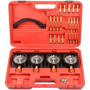 Universal Vacuum Carburetor Synchronization Balancer Gauge Carb Synchronizer Adjustment Tool Kit Compatible with Motorcycle BMW Honda Yamaha Kawasaki Suzuki GS KZ XS CB 550 650 750