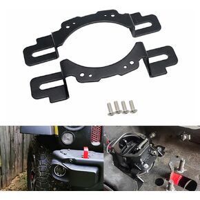 4'' Fog Light Modified Brackets Front Bumper Mounting Replacement for Wrangler JK 2013-2018 Rubicon X Hard Rock Bumper