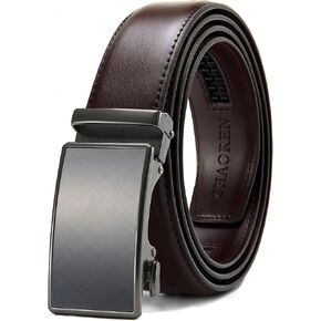 أحزمة CHAOREN السقاطة للرجال - حزام جلد رجالي 1 3/8 بوصة للفستان الكاجوال - حزام صغير قابل للتعديل يناسب كل مكان in Kuwait