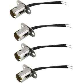 4Pcs BAY15D 1157 LED Light Bulb Socket, Car Lamp Holder Socket Assembly for Car and Truck Tail Light