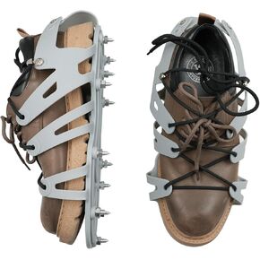 ROLLINGDOG Spiked Shoes Epoxy-Floor Epoxy Shoes with 1" Short Spikes Perfect for Epoxy Floor,Overlays, Cover Installation(2 PAIRS)