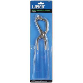Laser 6282 Drum Brake Spring Pliers, Black, 300mm