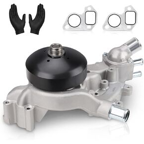 Professional AW6009 Water Pump Kit with Thermostat Gasket Fits For Chevy Silverado Tahoe Suburban Trailblazer Express, GMC Sierra Yukon, Buick, Cadillac, Hummer, Isuzu,4.8L/5.3L/6.0L/6.2L V8 Engine in Kuwait