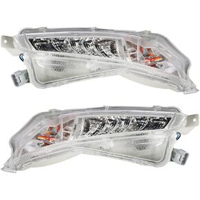2 Pcs Daytime Running Fog Lamps Turn Signal Light Replacement for Camry XSE XLE 2015-2017
