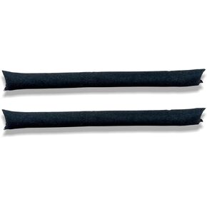 2Pcs 5FT Water Activated Flood Barriers, Sandless Sandbag for Rain Water Control, Resuable Flood Water Barrier for Garage and Home Doors, Easy to Use (5ft, 2Pack)