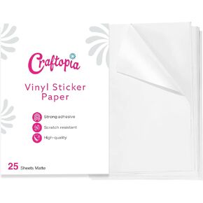Craftopia Transfer Tape for Permanent Vinyl | 12"x12' Clear | Transfer Tape for Vinyl Roll with Blue Alignment Grid, Perfect for cricut Paper Cameo Silhouette - Premium Quality (Made in USA)