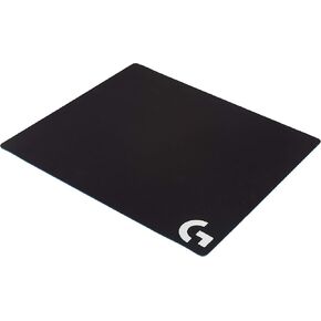 Logitech G640 Cloth Gaming Mouse Pad, Moderate surface friction, Consistent surface texture, Stable, Rollable - Black