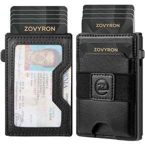 Wallet for Men - 2-in-1 Slim Wallet for Magsafe Wallet with Pop Up Card Holder, RFID Blocking, Minimalist Magnetic Phone Wallet for iPhone 15/14/13/12 Series