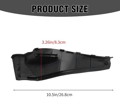 66895-3TA0A Front Left Corner Windshield Wiper Cover Panel Replacement for Nissan Altima 2013 2014 2015 2016 2017 Driver Side Cowl Extension Trim LH in Saudi Arabia