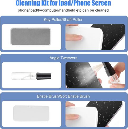 مجموعة تنظيف لإيربودز، 5 في 1 أداة تنظيف صغيرة لسماعات البلوتوث عدة أدوات تنظيف متعددة الوظائف مع قلم تنظيف، فرشاة لسماعة الرأس اللاسلكية، ملحقات أدوات تنظيف شاشة الهاتف المحمول in Kuwait