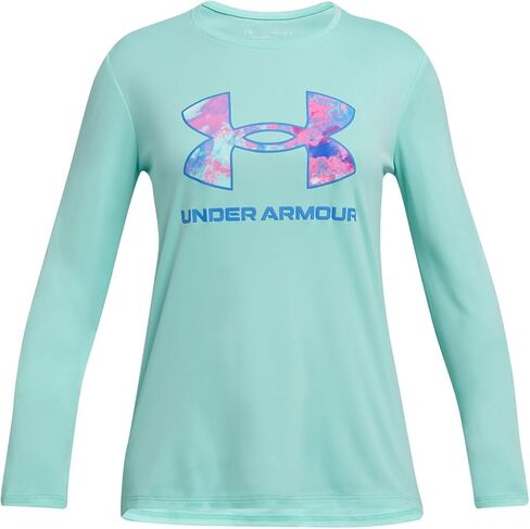 Under Armour Girls' Tech Big Logo Printed Long Sleeve in Kuwait