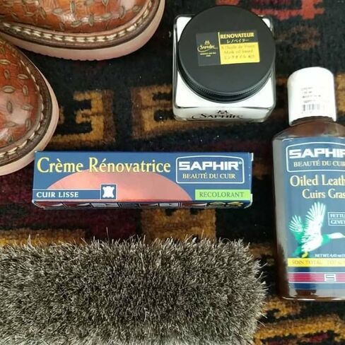 ملمع كريم SAPHIR لترطيب الأحذية والأحذية الجلدية الدهنية والمزيتة in Saudi Arabia