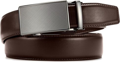 أحزمة CHAOREN السقاطة للرجال - حزام جلد رجالي 1 3/8 بوصة للفستان الكاجوال - حزام صغير قابل للتعديل يناسب كل مكان in Kuwait