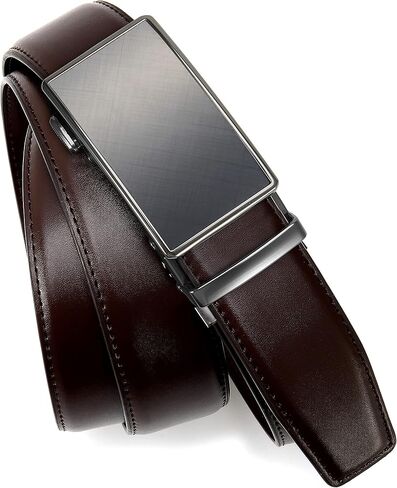 أحزمة CHAOREN السقاطة للرجال - حزام جلد رجالي 1 3/8 بوصة للفستان الكاجوال - حزام صغير قابل للتعديل يناسب كل مكان in Kuwait