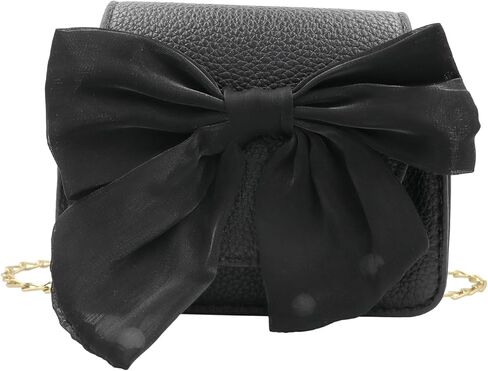 Bow Small Crossbody Purse for Girls Little Girls Cute Shoulder Bag Toddler Girls Wallet Purse in Kuwait