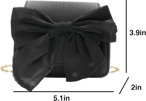 Bow Small Crossbody Purse for Girls Little Girls Cute Shoulder Bag Toddler Girls Wallet Purse in Kuwait