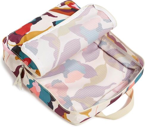 مجموعة مكعبات التعبئة المضغوطة للسيدات من Vera Bradley، مجموعة مكونة من 3 قطع من ملحقات السفر، زهور نباتية، مقاس واحد in Saudi Arabia
