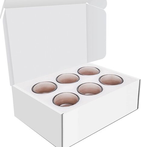 Grey Tealight Candle Holders - Set of 18, Round Glass Candle Holder, 2" Diameter - CH03 - Tea Grey in Saudi Arabia