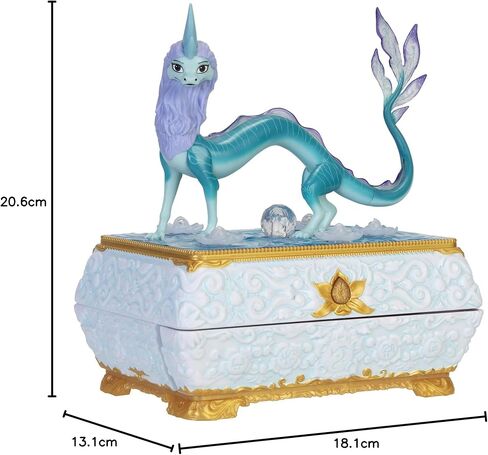 يتميز صندوق مجوهرات رايا آند ذا لاست دراجون سيسو دراجون من ديزني بأضواء وموسيقى متغيرة الألوان in Kuwait