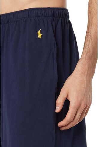 POLO RALPH LAUREN ملابس نوم قطنية خفيفة الوزن ملابس نوم مريحة شورت نوم كروز كحلي بولو أصفر Pp LG in Saudi Arabia
